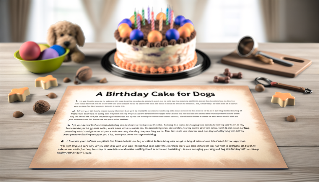 Hundegeburtstagskuchen & wichtige Tipps